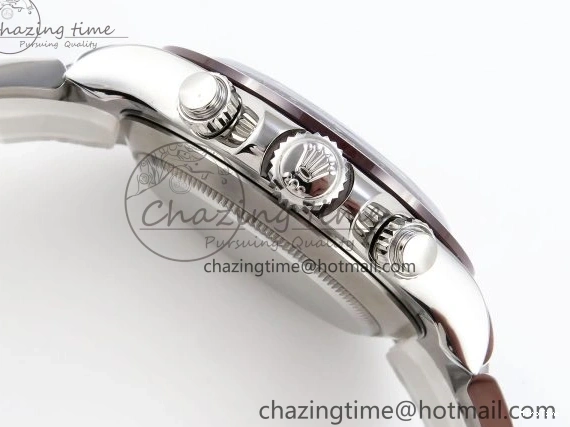 MiroTime 0307 TimelessDesign DAYTONA 116506 SS OMF BEST EDITION ICE BLUE DIAL ON SS BRACELET A7750 (SLIM MOVEMENT) 1811